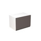 KitchenKit J-Pull Super Gloss Graphite Wall Unit Bridge Rigid Cabinet KitchenKit J-Pull Super Gloss Graphite Wall Unit Bridge Rigid Cabinet